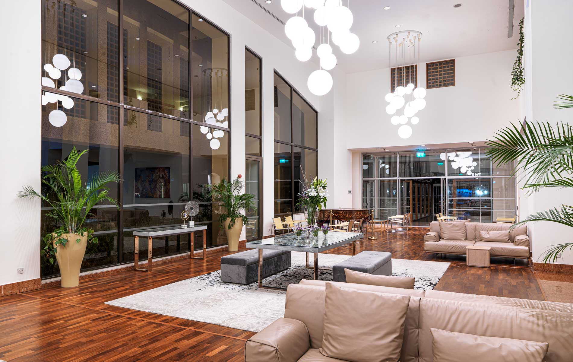 Hotel lobby